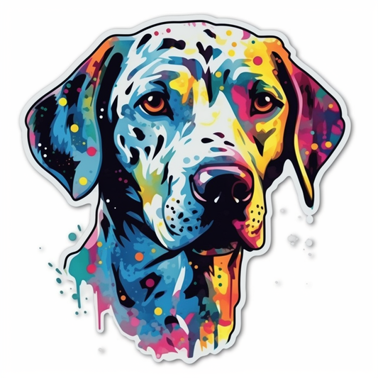 Dalmatian Dog Vinyl Decal Sticker for Car, Laptop, Tumbler and more # 008896