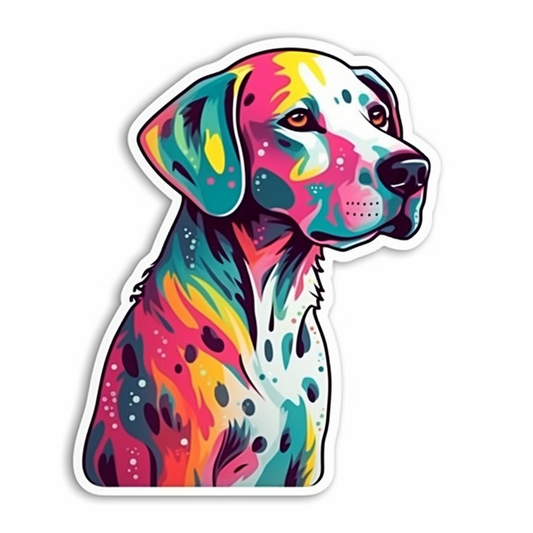 Dalmatian Dog Vinyl Decal Sticker for Car, Laptop, Tumbler and more # 008847