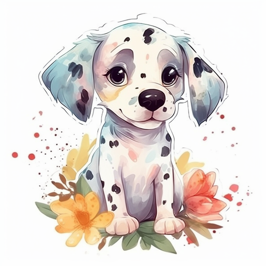 Dalmatian Dog Vinyl Decal Sticker for Car, Laptop, Tumbler and more # 008900