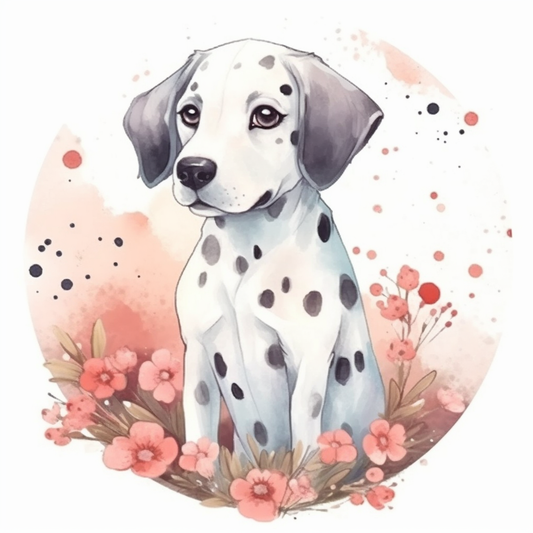 Dalmatian Dog Vinyl Decal Sticker for Car, Laptop, Tumbler and more # 008882