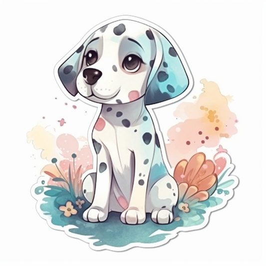 Dalmatian Dog Vinyl Decal Sticker for Car, Laptop, Tumbler and more # 008842