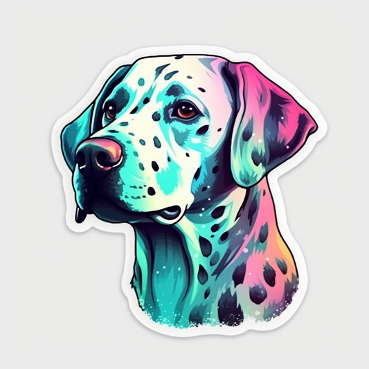 Dalmatian Dog Vinyl Decal Sticker for Car, Laptop, Tumbler and more # 008861