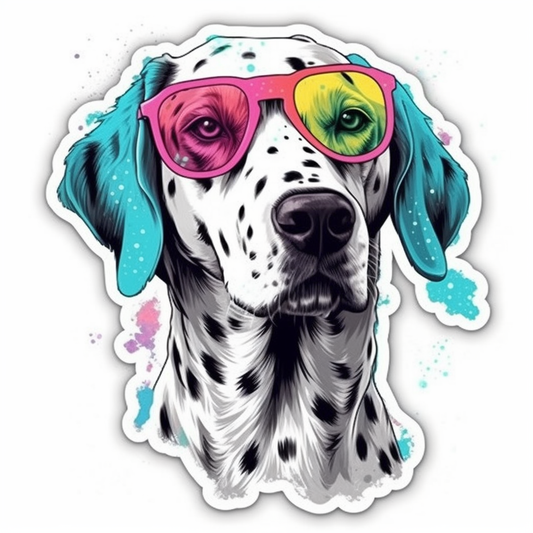 Dalmatian Dog Vinyl Decal Sticker for Car, Laptop, Tumbler and more # 008846