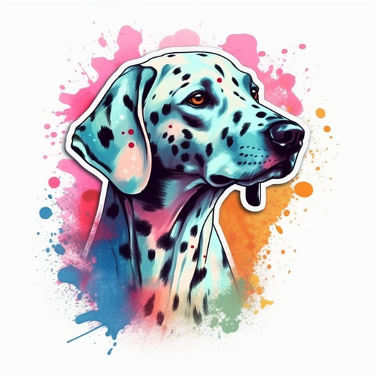 Dalmatian Dog Vinyl Decal Sticker for Car, Laptop, Tumbler and more # 008839