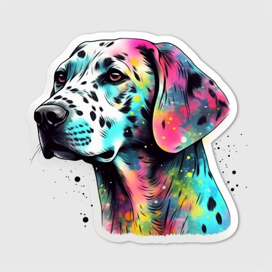 Dalmatian Dog Vinyl Decal Sticker for Car, Laptop, Tumbler and more # 008867