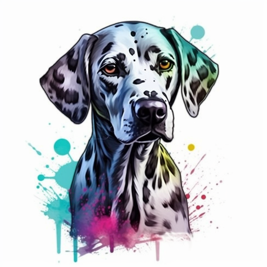 Dalmatian Dog Vinyl Decal Sticker for Car, Laptop, Tumbler and more # 008887