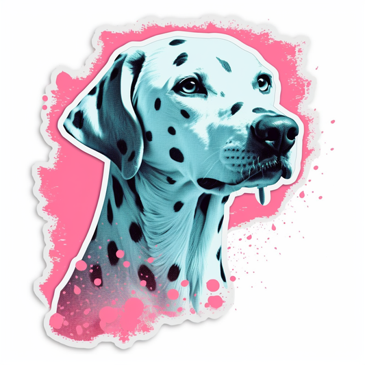 Dalmatian Dog Vinyl Decal Sticker for Car, Laptop, Tumbler and more # 008865