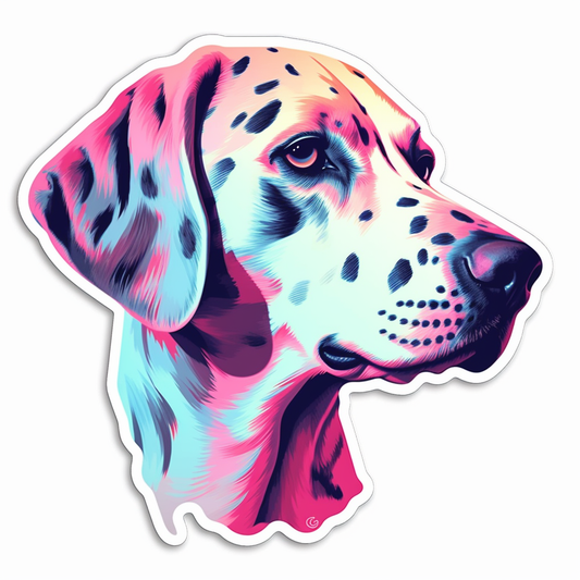 Dalmatian Dog Vinyl Decal Sticker for Car, Laptop, Tumbler and more # 008883
