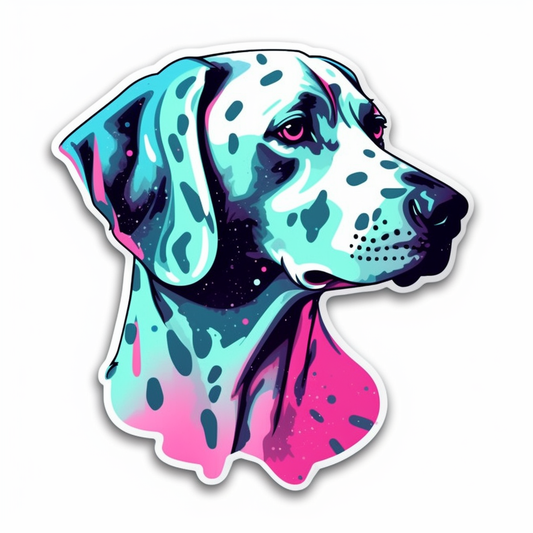 Dalmatian Dog Vinyl Decal Sticker for Car, Laptop, Tumbler and more # 008873