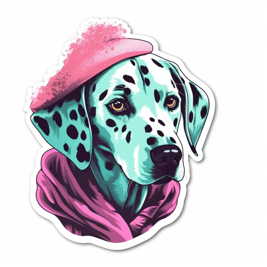 Dalmatian Dog Vinyl Decal Sticker for Car, Laptop, Tumbler and more # 008872