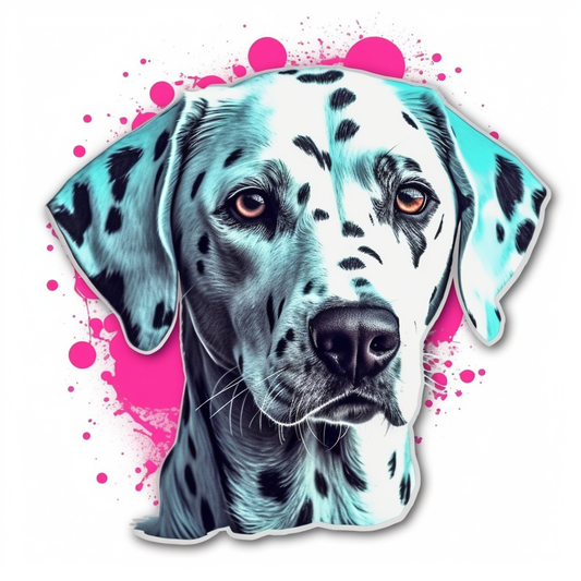 Dalmatian Dog Vinyl Decal Sticker for Car, Laptop, Tumbler and more # 008877