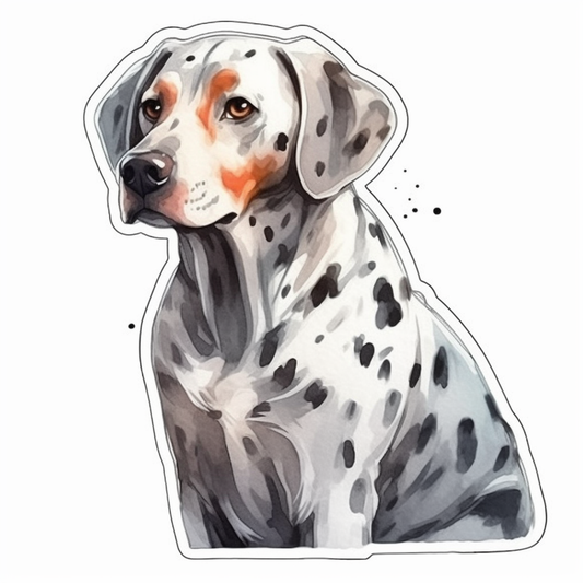Dalmatian Dog Vinyl Decal Sticker for Car, Laptop, Tumbler and more # 008855