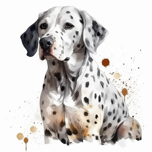Dalmatian Dog Vinyl Decal Sticker for Car, Laptop, Tumbler and more # 008876