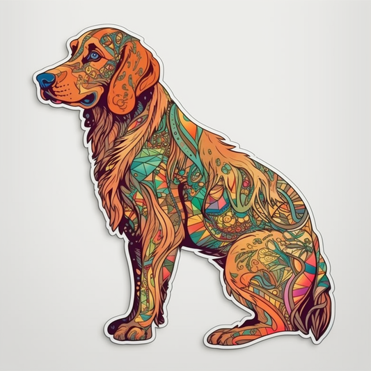 Irish Setter Irish Setter Dog Vinyl Decal Sticker for Car, Laptop, Tumbler and more # 009633
