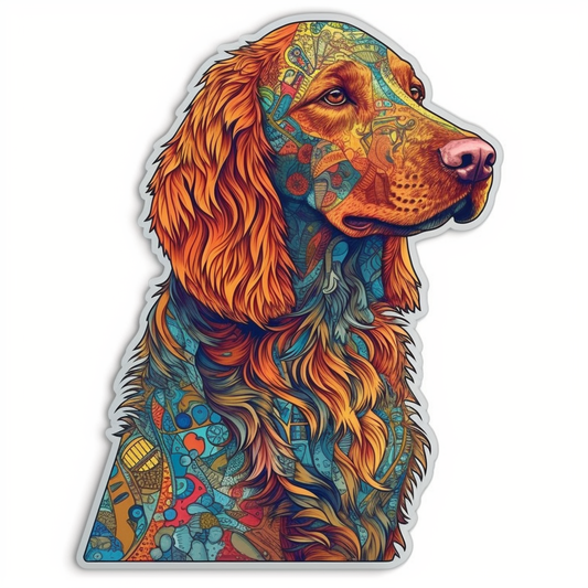 Irish Setter Irish Setter Dog Vinyl Decal Sticker for Car, Laptop, Tumbler and more # 009625