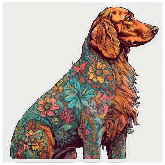 Irish Setter Irish Setter Dog Vinyl Decal Sticker for Car, Laptop, Tumbler and more # 009605