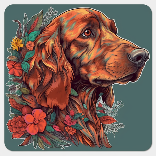 Irish Setter Irish Setter Dog Vinyl Decal Sticker for Car, Laptop, Tumbler and more # 009642