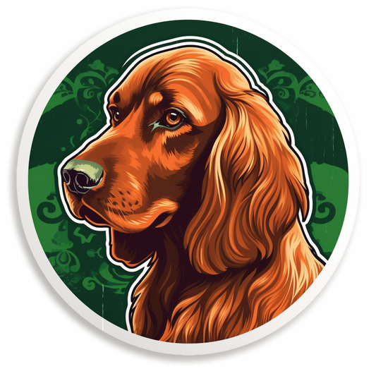 Irish Setter Irish Setter Dog Vinyl Decal Sticker for Car, Laptop, Tumbler and more # 009657