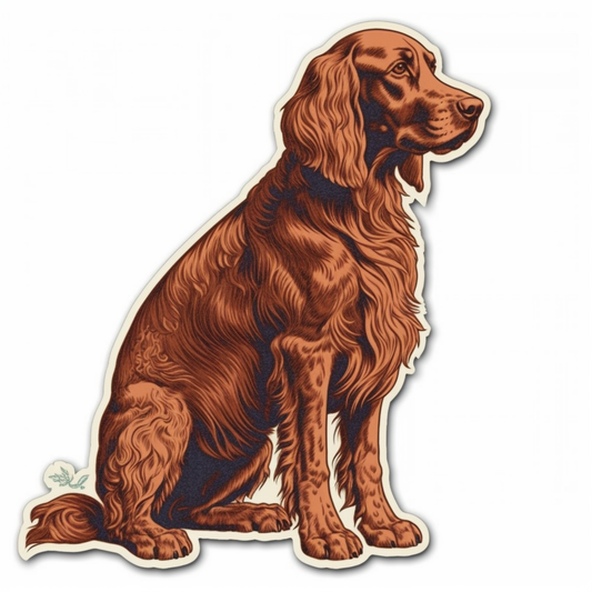 Irish Setter Irish Setter Dog Vinyl Decal Sticker for Car, Laptop, Tumbler and more # 009614