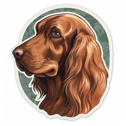 Irish Setter Irish Setter Dog Vinyl Decal Sticker for Car, Laptop, Tumbler and more # 009645