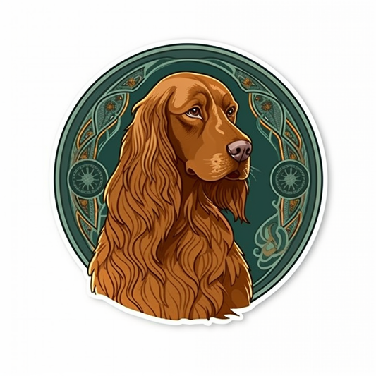 Irish Setter Irish Setter Dog Vinyl Decal Sticker for Car, Laptop, Tumbler and more # 009631