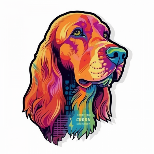 Irish Setter Irish Setter Dog Vinyl Decal Sticker for Car, Laptop, Tumbler and more # 009641