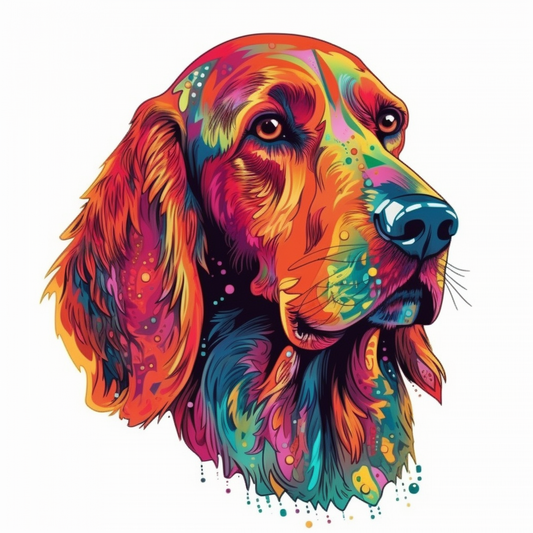 Irish Setter Irish Setter Dog Vinyl Decal Sticker for Car, Laptop, Tumbler and more # 009653