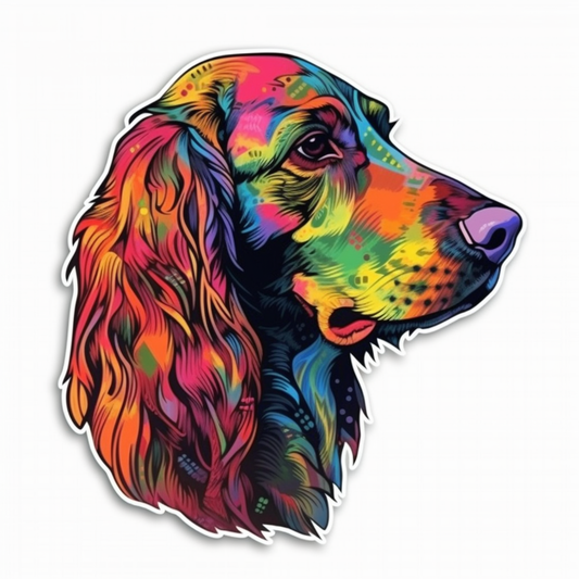 Irish Setter Irish Setter Dog Vinyl Decal Sticker for Car, Laptop, Tumbler and more # 009663