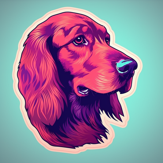 Irish Setter Irish Setter Dog Vinyl Decal Sticker for Car, Laptop, Tumbler and more # 009670