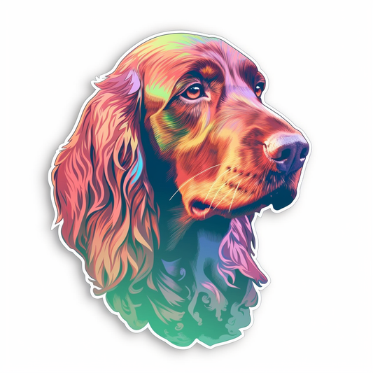 Irish Setter Irish Setter Dog Vinyl Decal Sticker for Car, Laptop, Tumbler and more # 009659