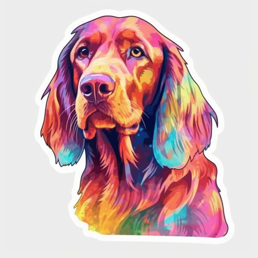 Irish Setter Irish Setter Dog Vinyl Decal Sticker for Car, Laptop, Tumbler and more # 009652