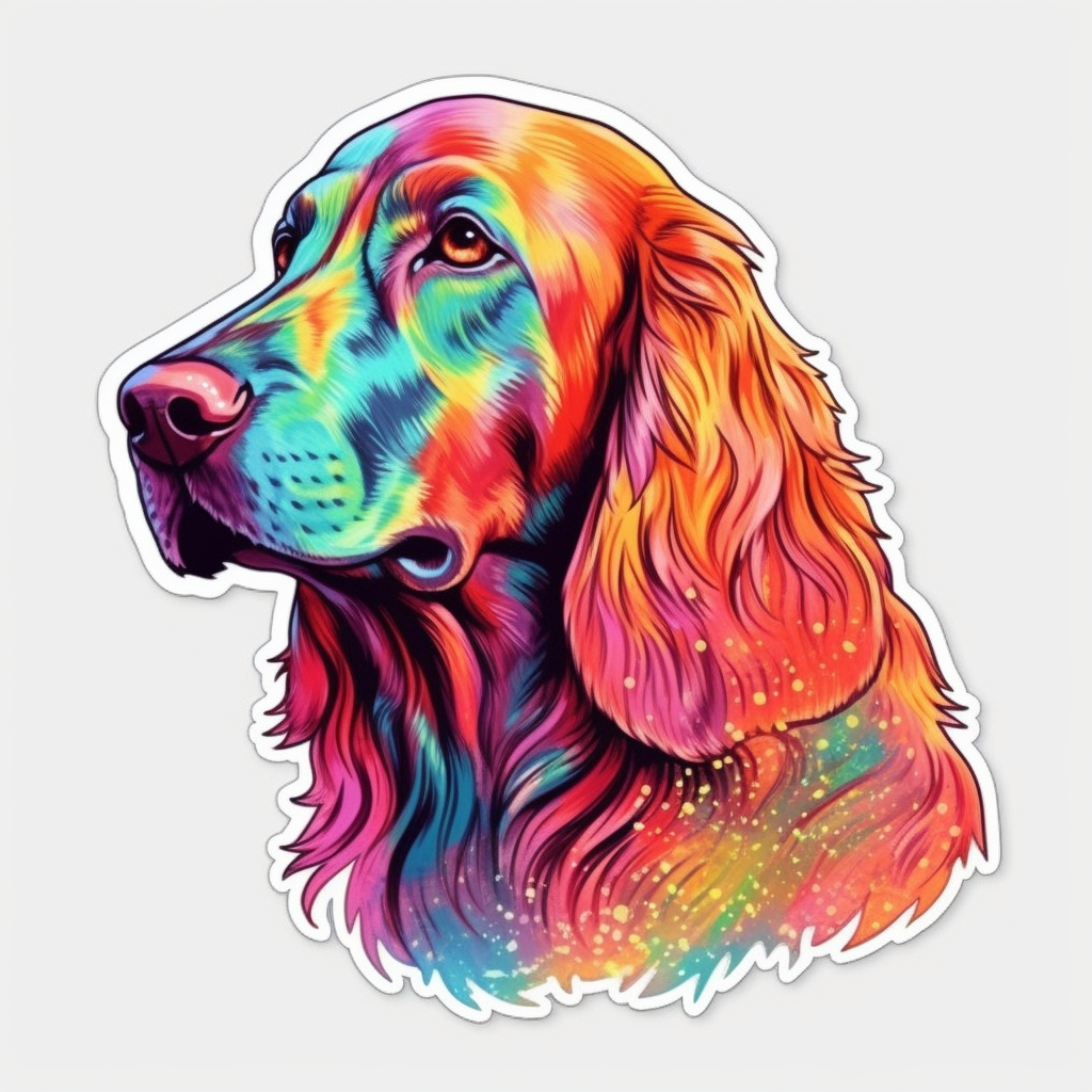 Irish Setter Irish Setter Dog Vinyl Decal Sticker for Car, Laptop, Tumbler and more # 009684