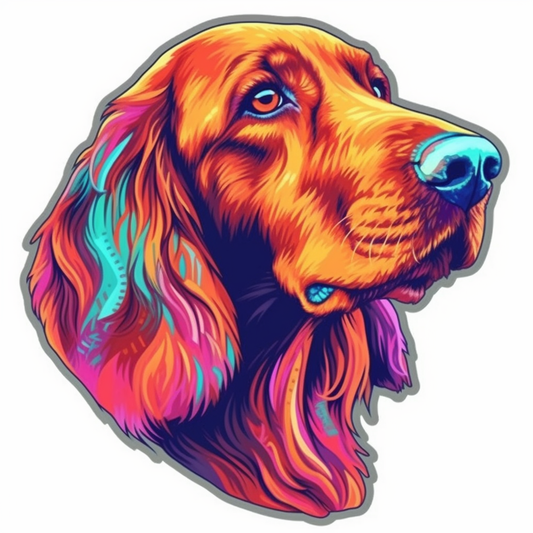 Irish Setter Irish Setter Dog Vinyl Decal Sticker for Car, Laptop, Tumbler and more # 009638