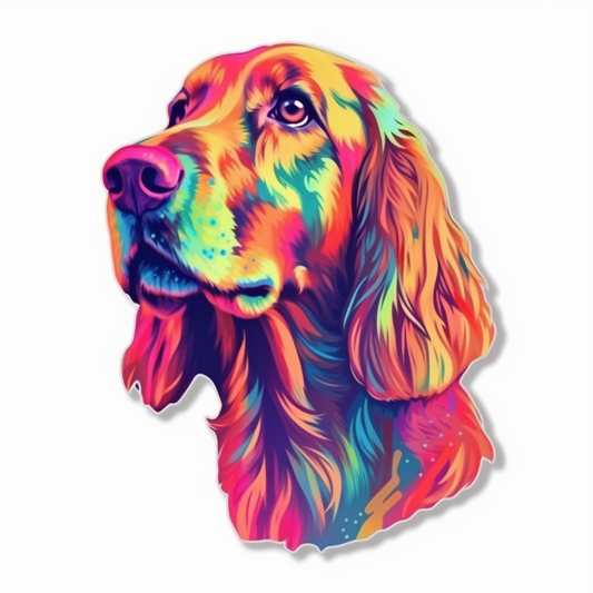 Irish Setter Irish Setter Dog Vinyl Decal Sticker for Car, Laptop, Tumbler and more # 009820