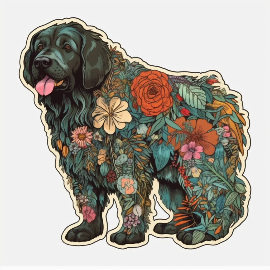 Newfoundland Newfoundland Dog Vinyl Decal Sticker for Car, Laptop, Tumbler and more # 009689