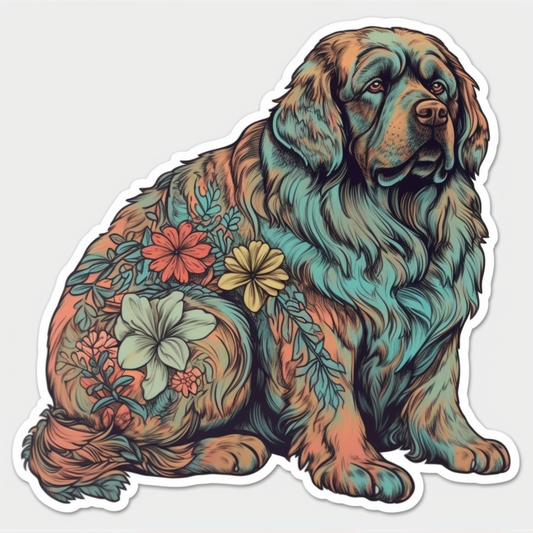 Newfoundland Newfoundland Dog Vinyl Decal Sticker for Car, Laptop, Tumbler and more # 009727
