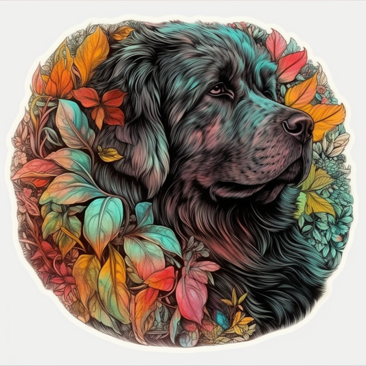 Newfoundland Newfoundland Dog Vinyl Decal Sticker for Car, Laptop, Tumbler and more # 009708