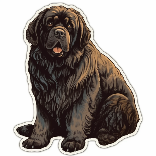 Newfoundland Newfoundland Dog Vinyl Decal Sticker for Car, Laptop, Tumbler and more # 009683