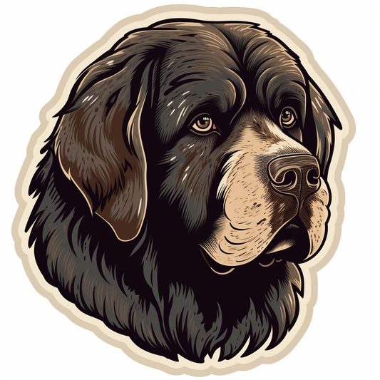 Newfoundland Newfoundland Dog Vinyl Decal Sticker for Car, Laptop, Tumbler and more # 009677