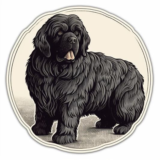 Newfoundland Newfoundland Dog Vinyl Decal Sticker for Car, Laptop, Tumbler and more # 009694
