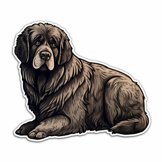 Newfoundland Newfoundland Dog Vinyl Decal Sticker for Car, Laptop, Tumbler and more # 009686