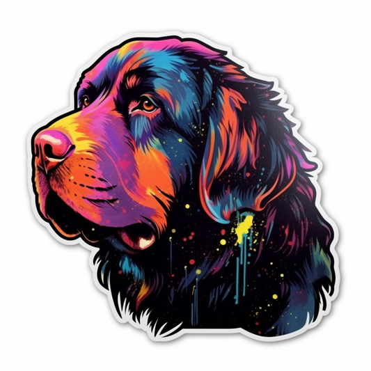 Newfoundland Newfoundland Dog Vinyl Decal Sticker for Car, Laptop, Tumbler and more # 009809