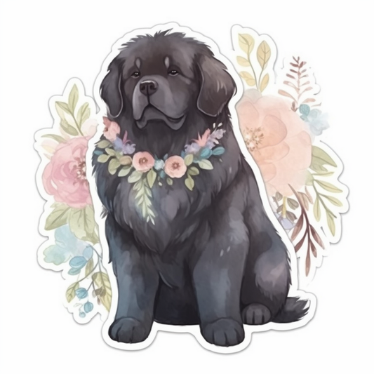 Newfoundland Newfoundland Dog Vinyl Decal Sticker for Car, Laptop, Tumbler and more # 009795