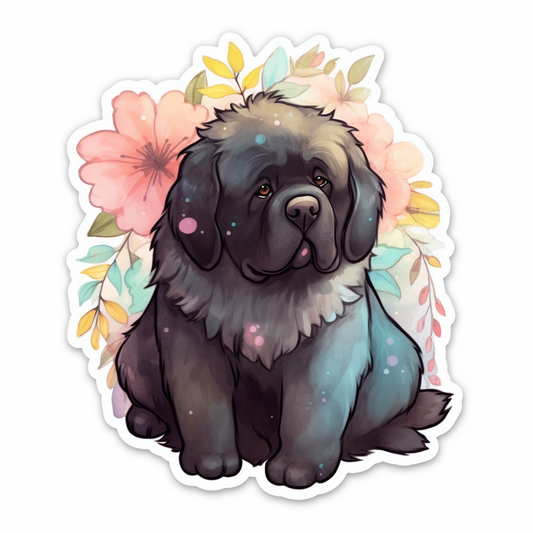 Newfoundland Newfoundland Dog Vinyl Decal Sticker for Car, Laptop, Tumbler and more # 009748
