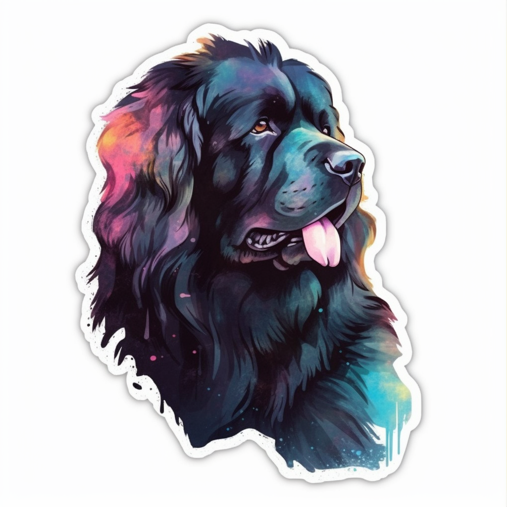 Newfoundland Newfoundland Dog Vinyl Decal Sticker for Car, Laptop, Tumbler and more # 009759