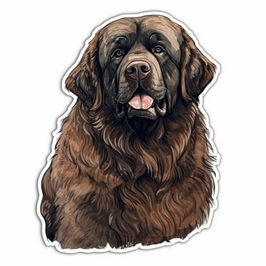 Newfoundland Dog Vinyl Decal Sticker for Car, Laptop, Tumbler and more # 009869
