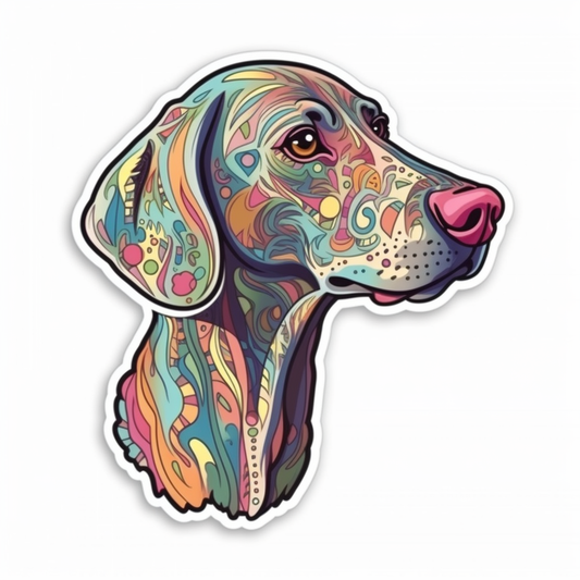 Weimaraner Weimaraner Dog Vinyl Decal Sticker for Car, Laptop, Tumbler and more # 009782