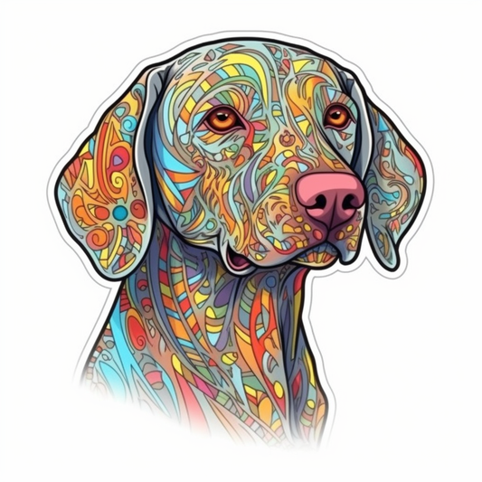 Weimaraner Weimaraner Dog Vinyl Decal Sticker for Car, Laptop, Tumbler and more # 009816