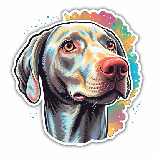 Weimaraner Weimaraner Dog Vinyl Decal Sticker for Car, Laptop, Tumbler and more # 009789