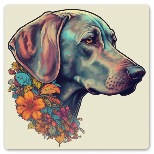 Weimaraner Weimaraner Dog Vinyl Decal Sticker for Car, Laptop, Tumbler and more # 009803